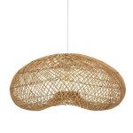 Suspension jeny en rotin - naturel - �68 cm
