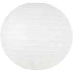 Lanterne boule papier blanc d45cm - atmosphera createur dinterieur
