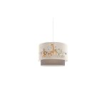 Suspension luminaire plafonnier enfants blanc 30x70 cm