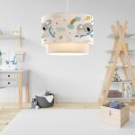 Suspension lurgan pour enfant e27 70 cm motif de koala