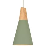Suspension lustre design en bois modern lampe plafonnier luminaire pour htel caf restaurant vert fonc ...