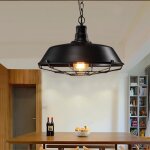 Suspension r�tro abat - jour 36cm douille e27 eclairage style industrielle luminaire lustre plafonnier ...
