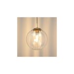 Suspension tendance boule en verre stri� - niccolo