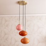 Suspension verre kurta multicolore