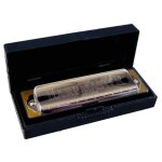 Suzuki harpmaster harmonica diatonique en r - finition chrome