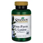 Swanson free form l - lysine 100 capsules x 500 mg