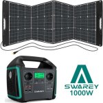 Swarey gnrateur solaire portable 1000w(1500w pic) avec panneau solaire 200w haute puissance groupe ...