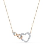 Collier swarovski infinity pour femme en m�tal mixte avec c?ur 5518865 - rose
