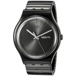 Montre - swatch - suob708b - femme - acier inoxydable - quartz 43mm noir Montre - swatch - suob708b - femme - acier inoxydable - quartz 43mm noir