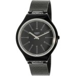 Montre - swatch - svob100m - bracelet mtal noir - botier plastique - tanchit 30m