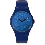 Montre - swatch - new gent so29n107 - cuir blanc - tanche 3 atm - mouvement quartz