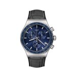 Montre - swatch - new irony chrono - 43mm - cuir - tanchit 3 atm - analogique