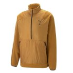 Sweat 1 / 2 zip orange homme puma sherpa pullover