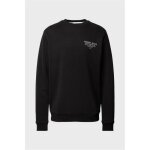 Sweat 100% coton - tommy jeans - homme - noir - manches longues