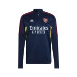Sweat adidas arsenal condivo 22 homme bleu - manches longues - football indoor - respirant