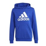 Sweat - adidas - big logo essentials hoodie jr - bleu - manches longues - col capuche - garon