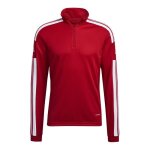 Sweat - adidas - squadra 21 - rouge - manches longues - col capuche