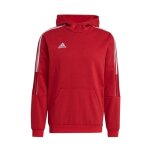 Sweats adidas tiro 21 rouge - homme / adulte - sweat - manches longues - col capuche