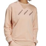 Sweat femme - adidas originals - beige - col rond - manches longues