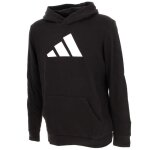 Sweat capuche - adidas - hooded 3 bar blk cap sweat jr - noir - enfant - manches longues
