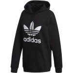 Sweat  capuche - adidas originals - adicolor trefoil - noir - femme - manches longues