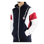 Sweat  capuche champion - bleu - homme - manches longues