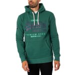 Sweat À capuche classique avec logo vintage heritage - superdry - homme - vert Sweat À capuche classique avec logo vintage heritage - superdry - homme - vert