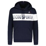 Sweat  capuche le coq sportif - rf. 2310479 - sky - captain. couleur : bleu marine. dtails. - coupe ...
