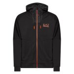 Sweat � capuche ea7 emporio armani - noir - col capuche - manches longues