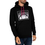 Sweat � capuche - ellesse - norla oh - noir - manches longues - poche kangourou