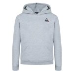 Sweat  capuche enfant - le coq sportif - ess hoody n 1 - gris - manches longues - poche kangourou