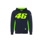 Sweat a capuche enfant zip vr46 big 46 valentino rossi officiel motogp