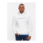 Sweat capuche essentiel - tommy jeans - homme - blanc - col capuche - manches longues Sweat capuche essentiel - tommy jeans - homme - blanc - col capuche - manches longues