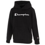 Sweat capuche hooded sweat jr cap noir - champion - manches longues - enfant