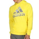 Sweat  capuche - adidas originals - big bos - jaune - manches longues - 100% coton