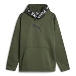 Sweat  capuche kaki homme puma 520893
