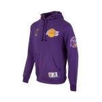 Sweat  capuche lakers de los angeles violet 100 % coton