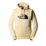 Sweat capuche logo cousu - the north face - homme - beige - manches longues - intrieur molletonn