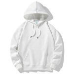Sweat a capuche homme - insfity - col capuche en coton - mi - saison - blanc
