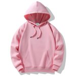 Sweat a capuche manches longues pour homme col capuche en coton mi - saison - rose