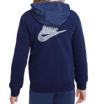 Sweat à capuche nike b hybrid junior - gris - manches longues - col capuche Sweat à capuche nike b hybrid junior - gris - manches longues - col capuche