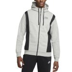 Sweat � capuche nike sportswear hybrid fleece - gris - r�f. do7228 - 063
