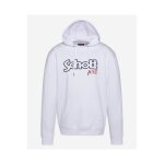 Sweat capuche - schott - sidney - blanc - homme - manches longues