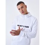 Sweat  capuche style coupe vent - project x paris - homme - blanc - 100%polyester - 4 poches zippes ...