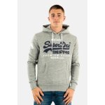 Sweat capuche superdry vl ns hood - superdry - gris - manches longues - homme