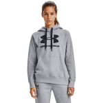 Sweat à capuche femme - under armour - logo rival fleece - gris - manches longues Sweat à capuche femme - under armour - logo rival fleece - gris - manches longues