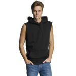 Sweat � capuche - urban classics - open edge - sans manche - noir - homme