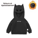 Sweat à capuche - vitata - batman - doux et chaud - manches longues - enfant Sweat à capuche - vitata - batman - doux et chaud - manches longues - enfant