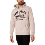 Sweat  capuche workwear flock graphic - superdry - homme - gris