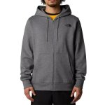 Sweat  capuche et zip homme - the north face - simple dome - gris - manches longues - col capuche